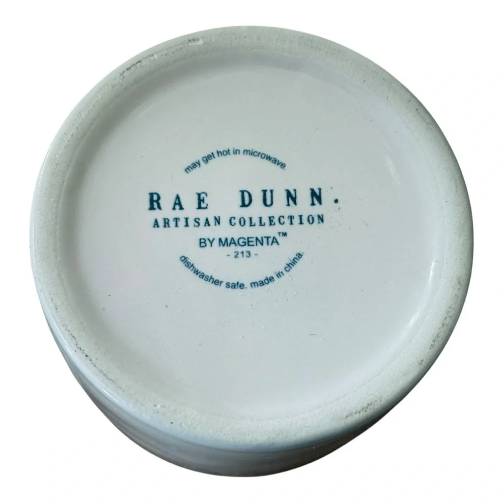 Rae Dunn White Ceramic Salsa and Guac Bowls